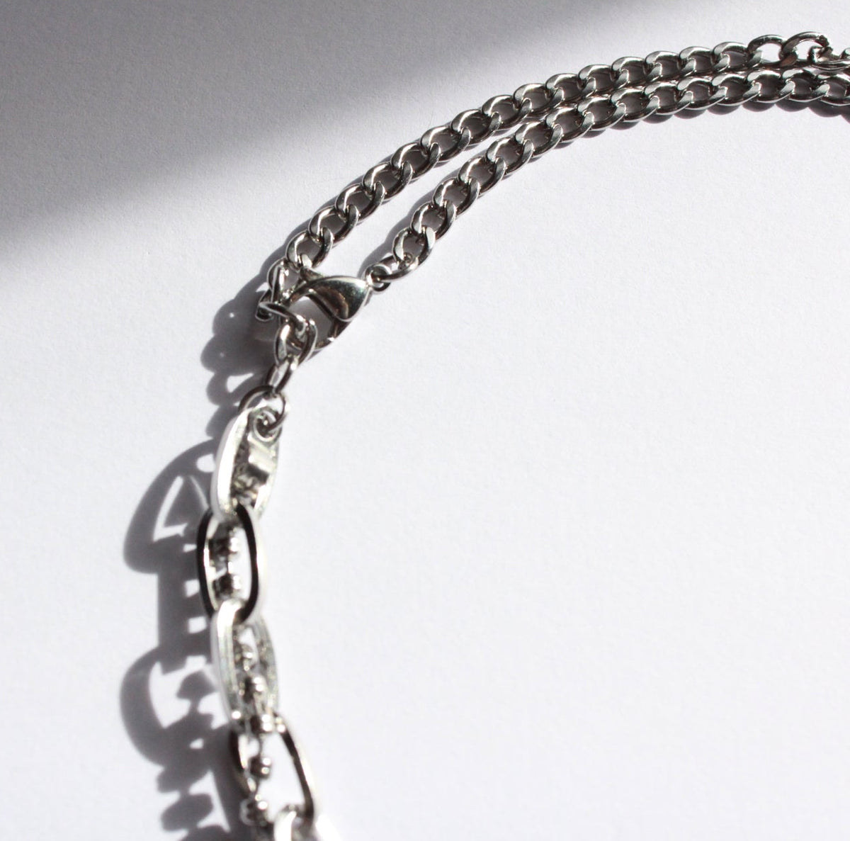 Miyu  |  2 Ways Chain Necklace Silver