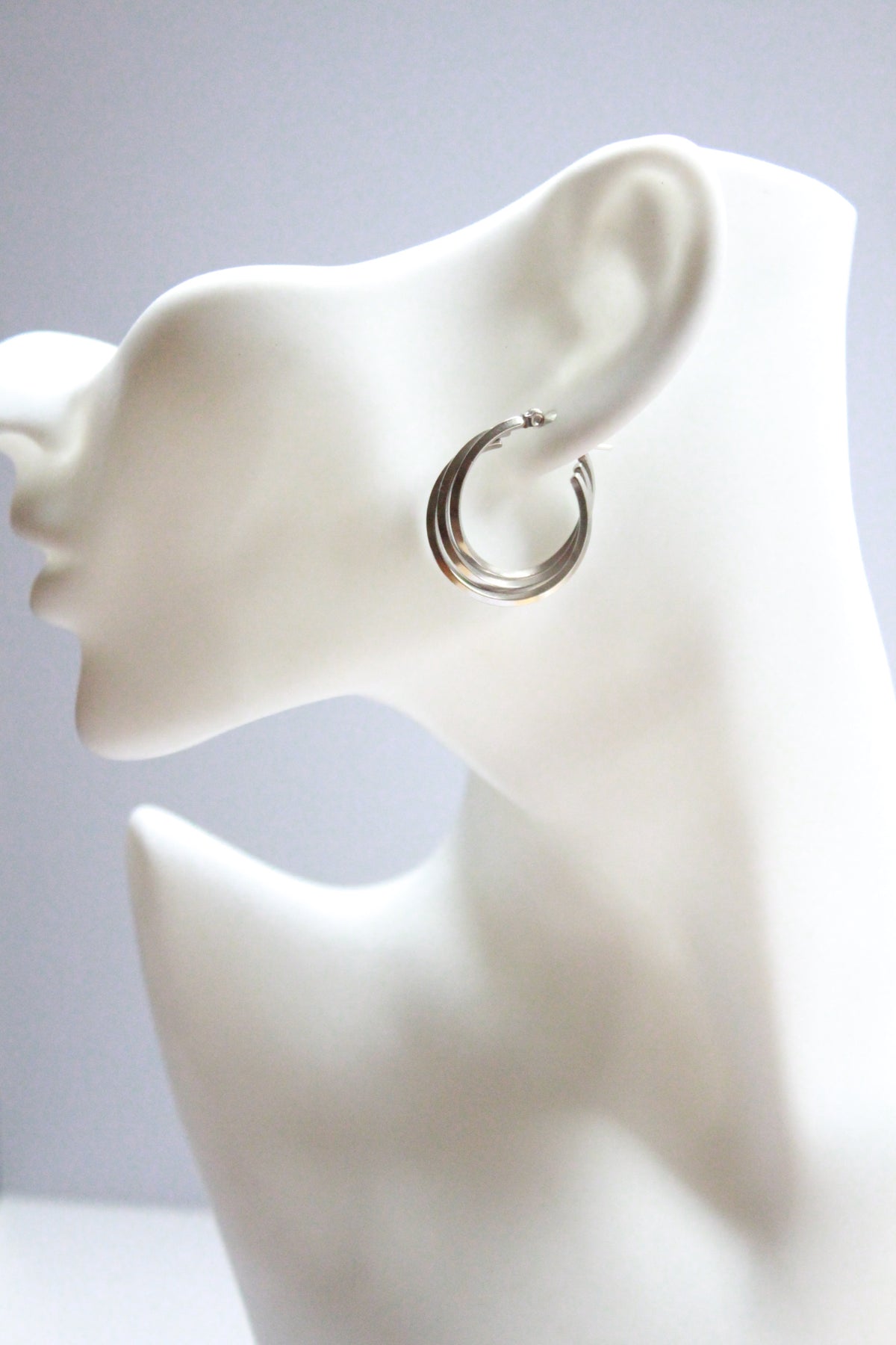Toki  |  Hoop Earrings Silver