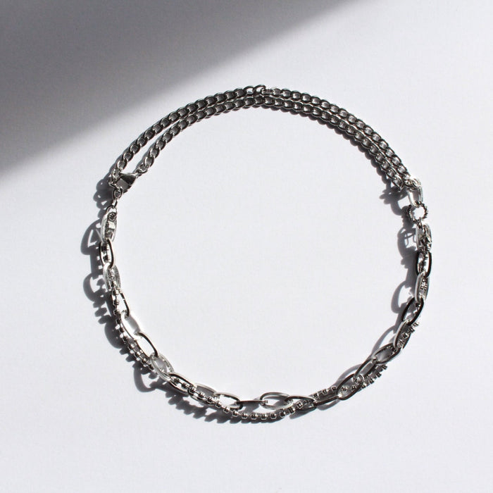 Miyu  |  2 Ways Chain Necklace Silver