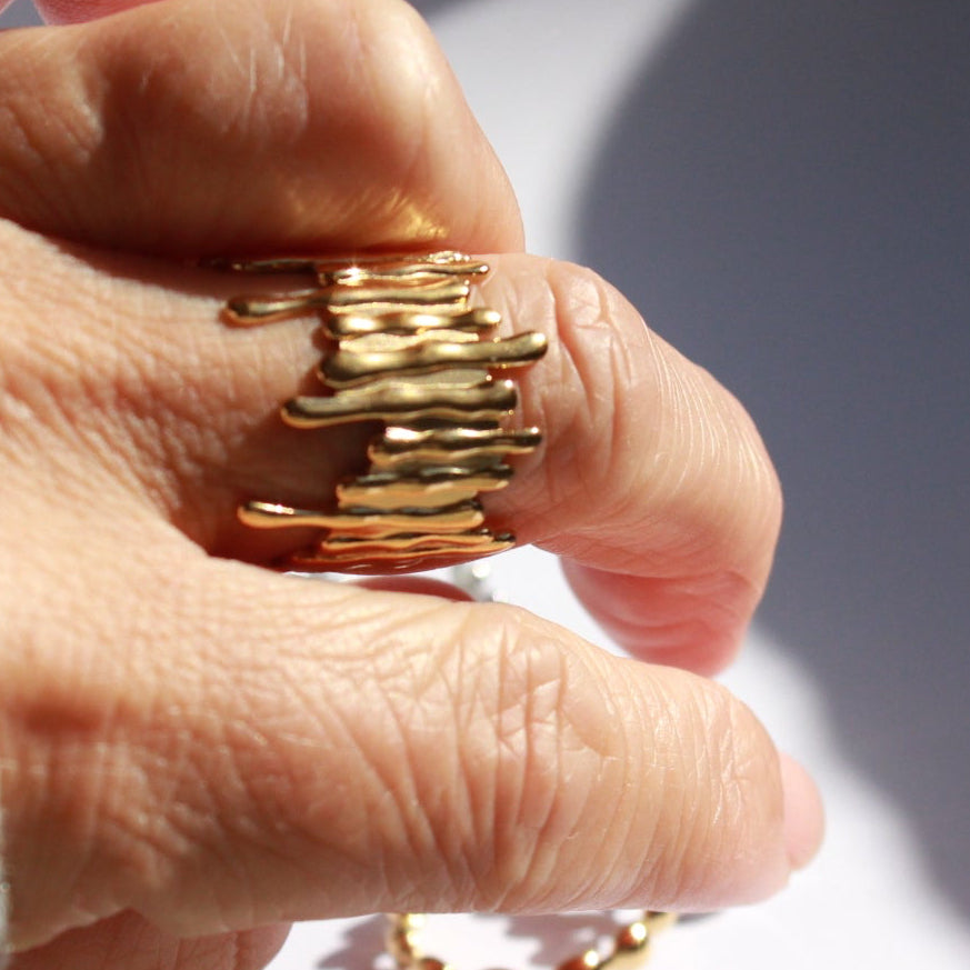 Ryo  |  Ring / Ear Cuff Silver