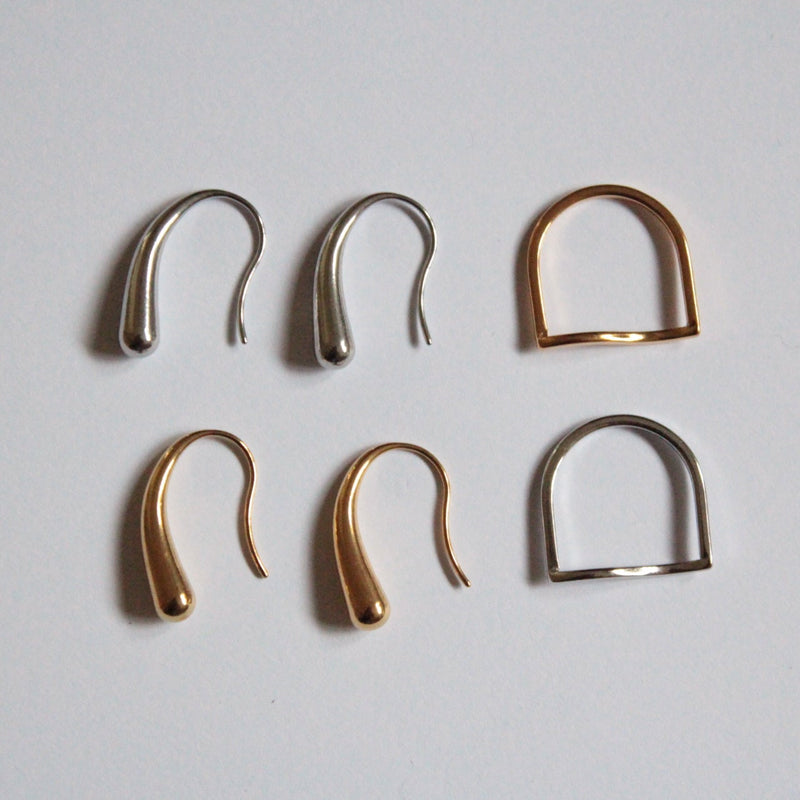 Kaede |  Tear Drops Earrings Gold