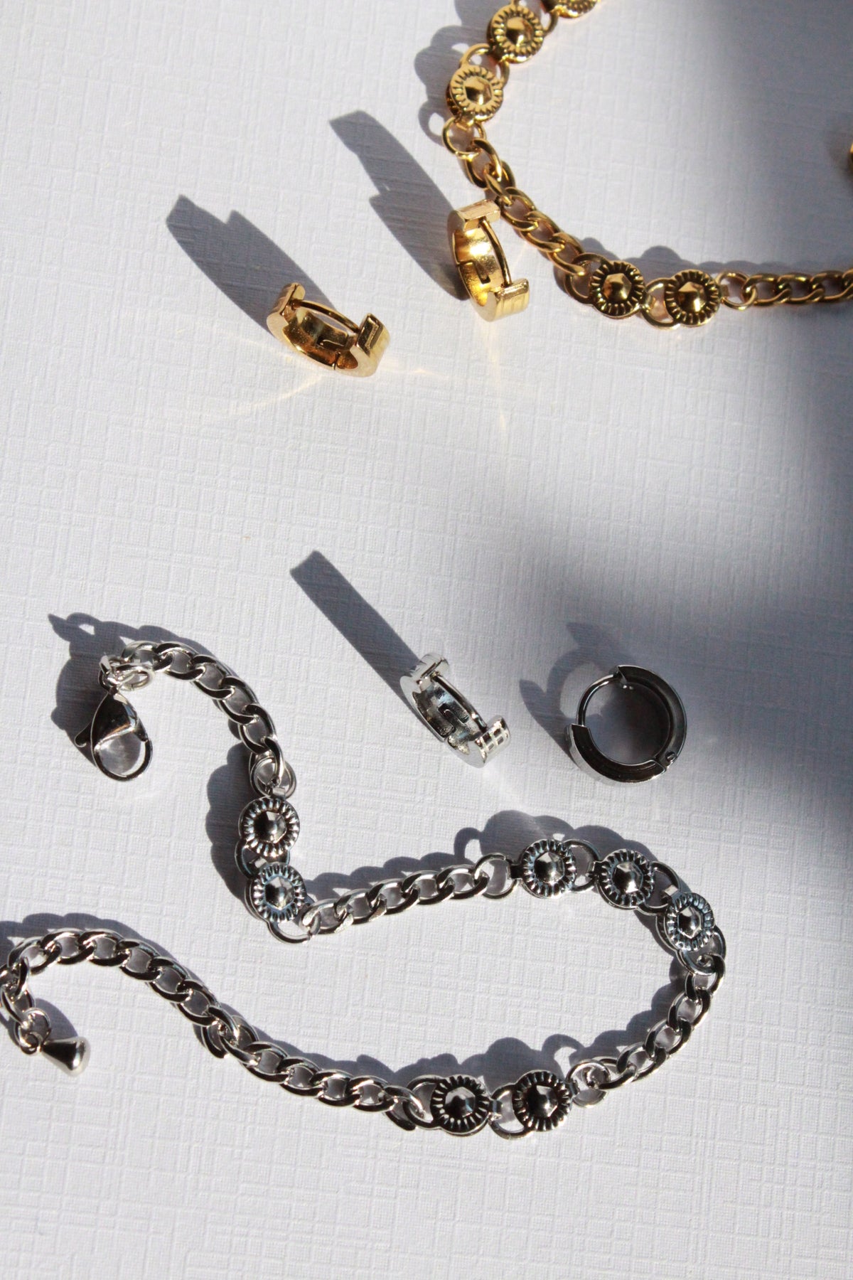 Maya | Meander Hoop Earrings Gold