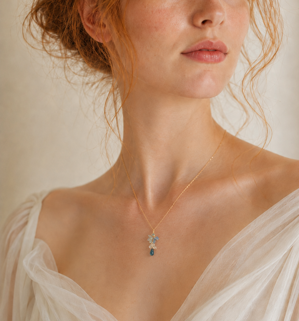 Hanataba  |  Blue Necklace