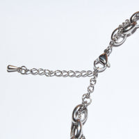 Moe  |  Oval Chain Necklace Silver