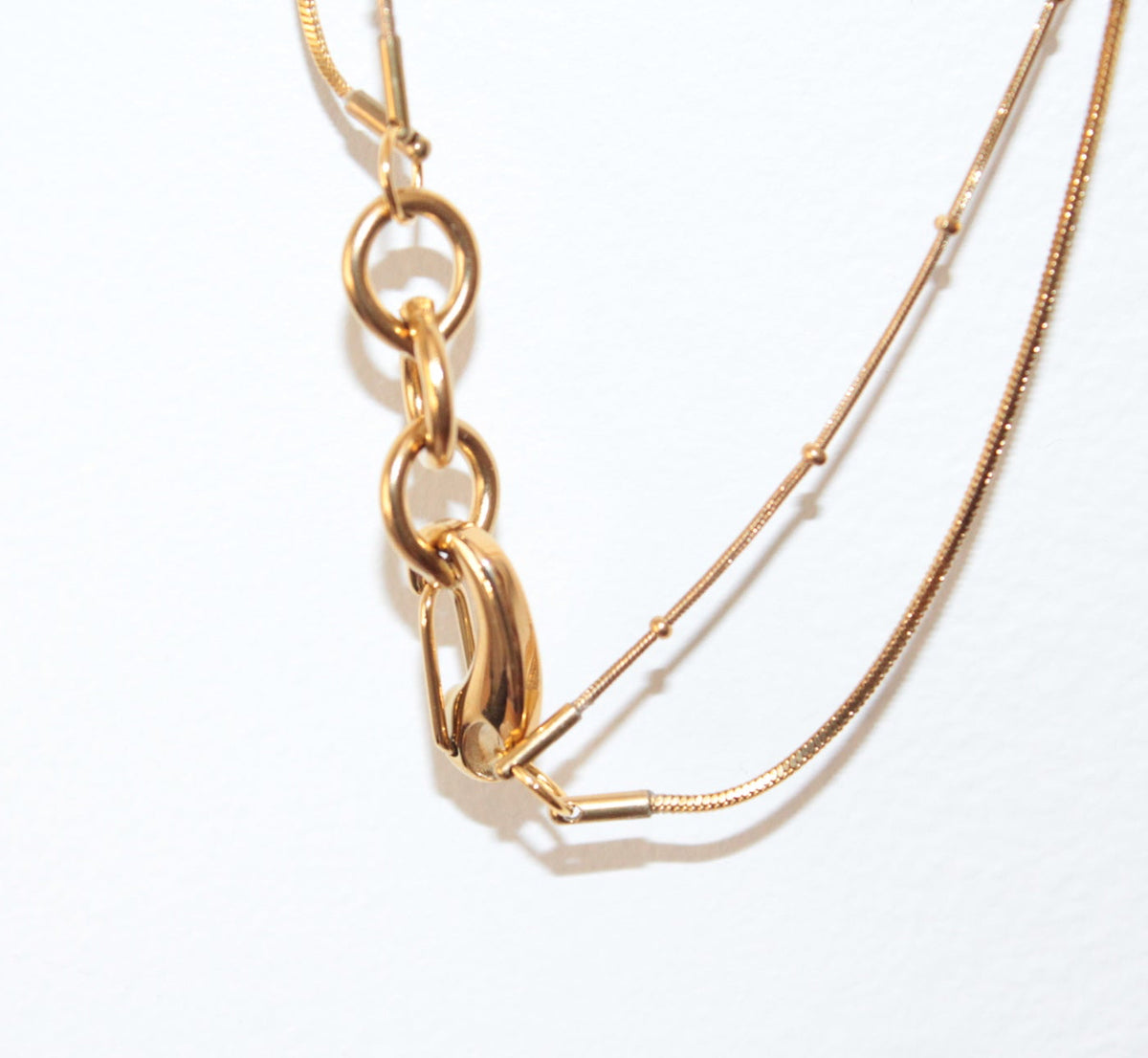 Rika |  Double Chain Necklace Gold