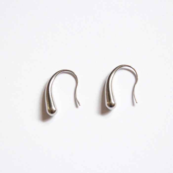 Kaede |  Tear Drops Earrings Silver