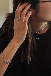 Sara |  Chain Necklace Silver