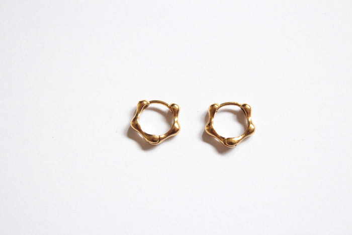 Ponde  |  Hoop Earrings Gold