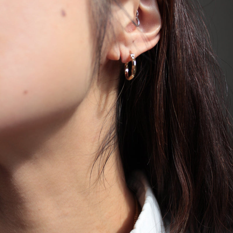 Nazu |  Hoop Earrings Gold