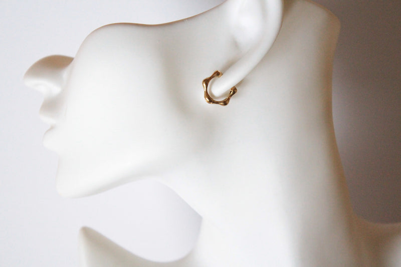 Ponde  |  Hoop Earrings Gold