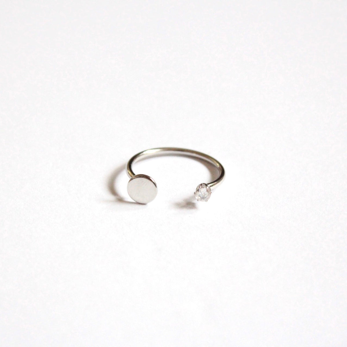 Tsukimi  | Full Moon Ring Silver