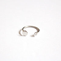 Tsukimi  | Full Moon Ring Silver