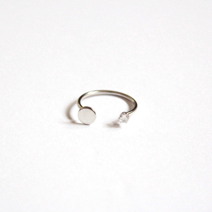 Tsukimi  | Full Moon Ring Silver
