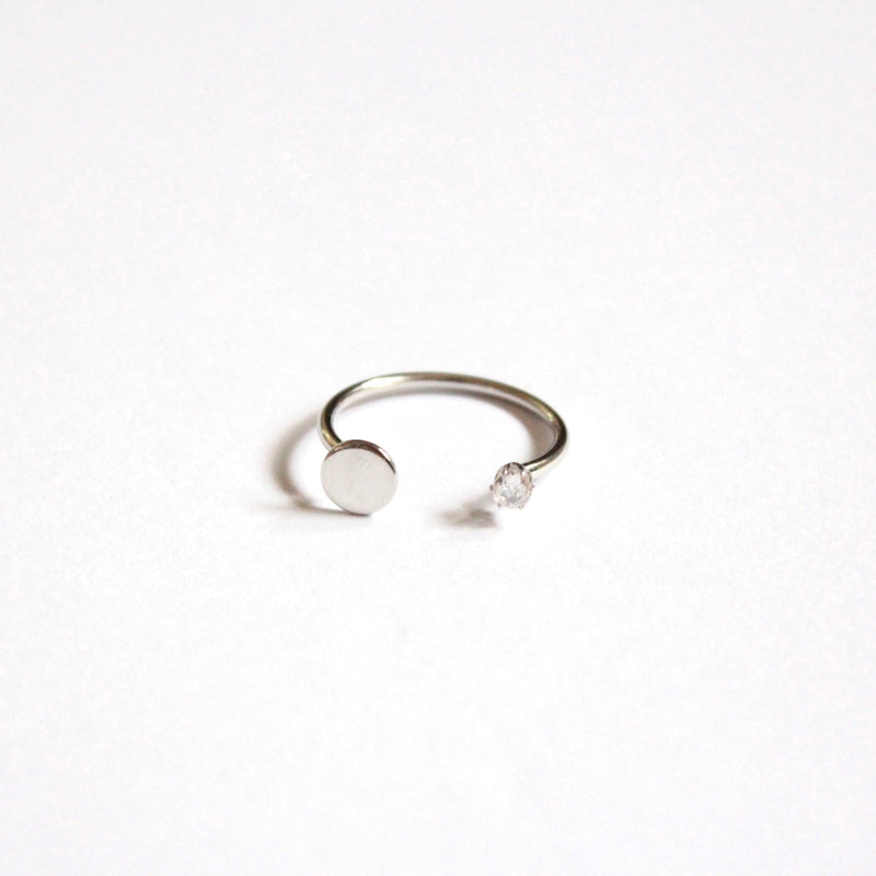 Tsukimi  | Full Moon Ring Silver