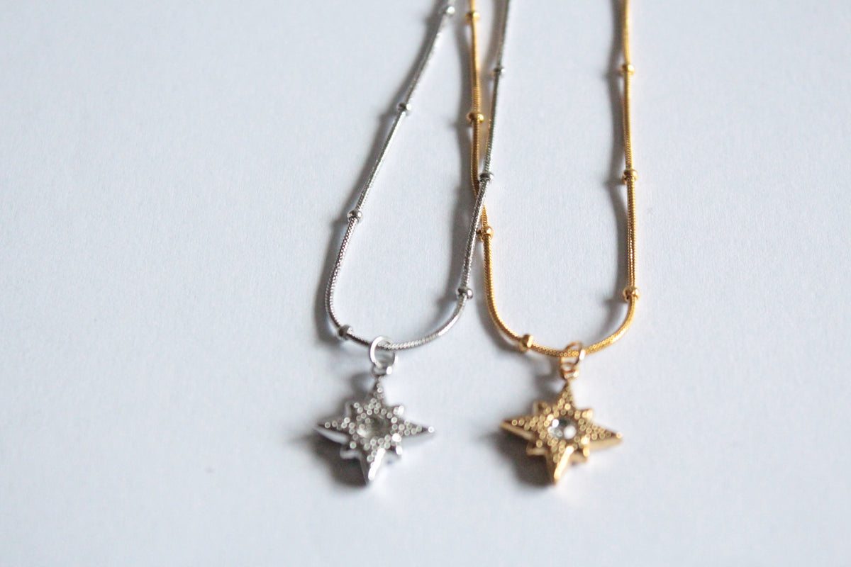 Hikari  |  Star Charm Necklace Silver