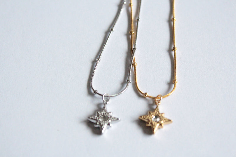 Hikari  |  Star Charm Necklace Silver