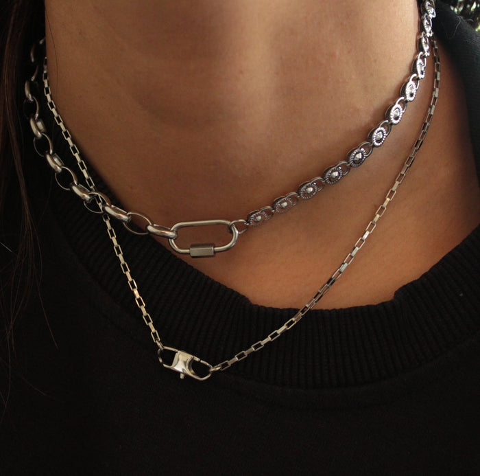 Sara |  Chain Necklace Silver