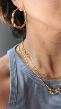Rika |  Double Chain Necklace Gold