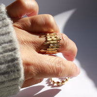 Ryo  |  Ring / Ear Cuff Gold