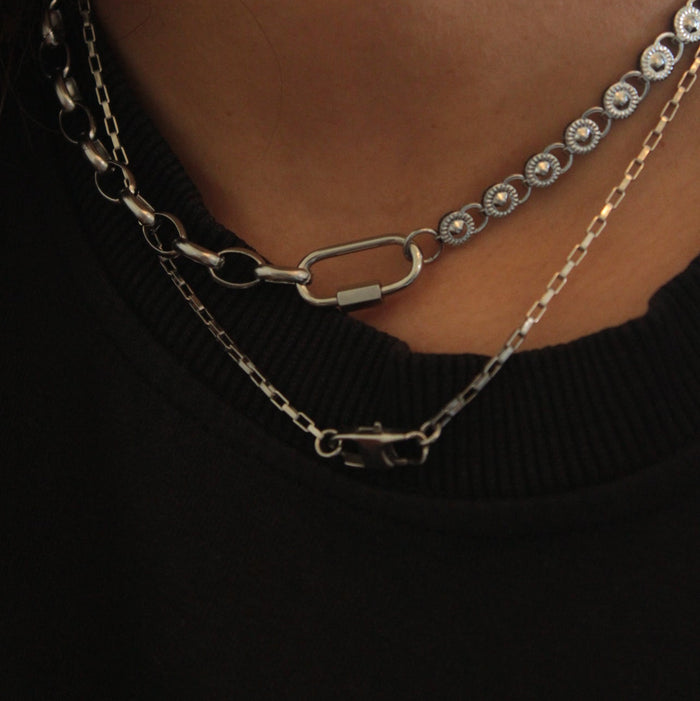 Yoshino  |  Box Chain Necklace Silver