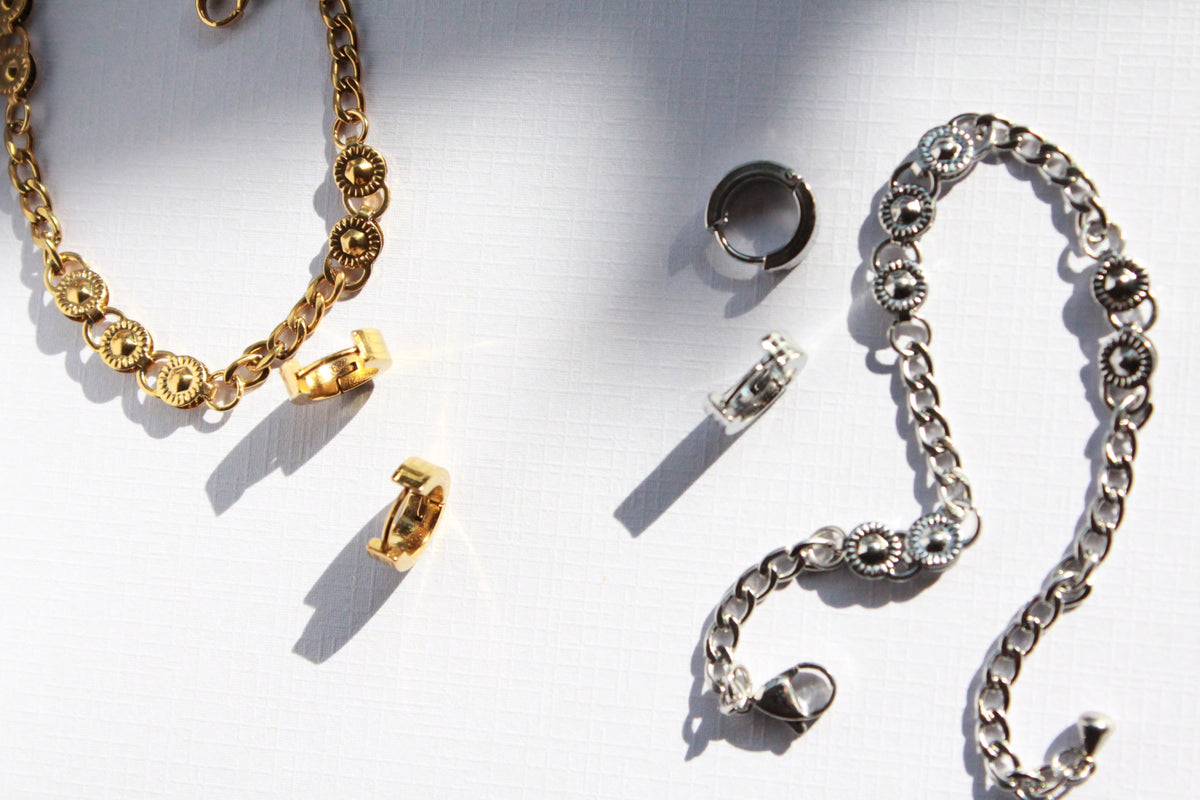Maya | Meander Hoop Earrings Silver