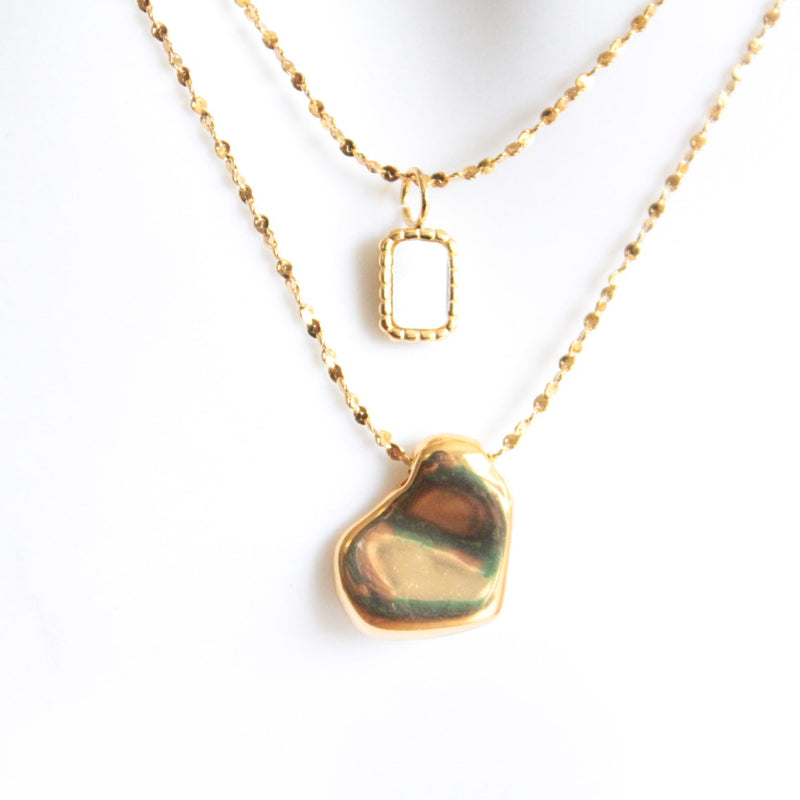Haku |  Charm Chain Necklace Gold