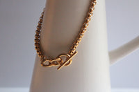 Mika  | Chain Fob Necklace Gold