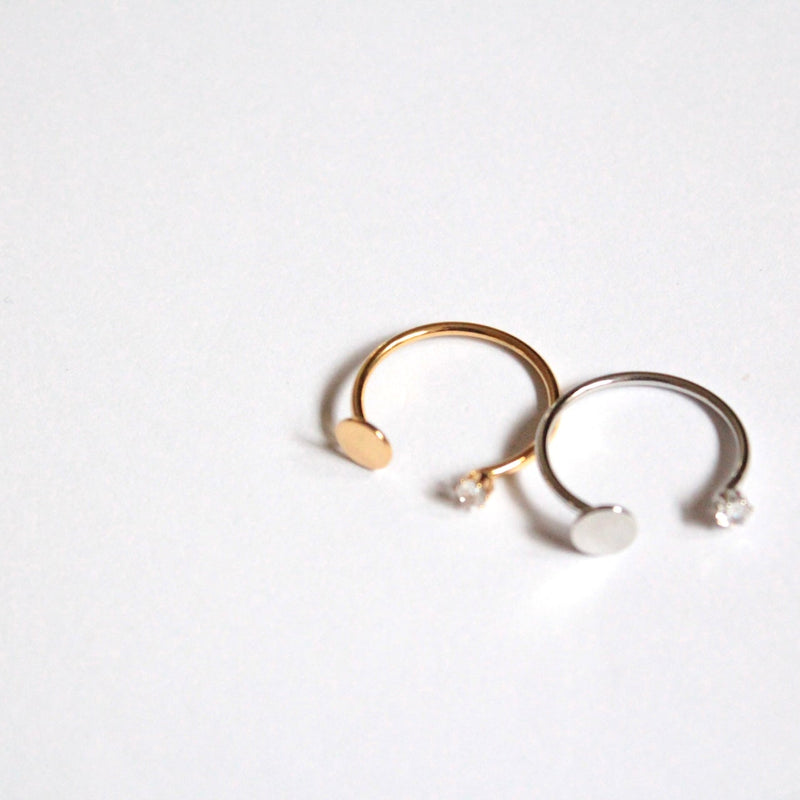 Tsukimi  | Full Moon Ring Silver