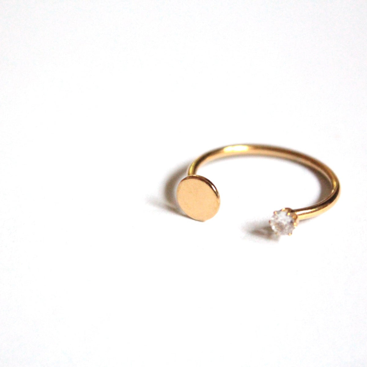 Tsukimi  | Full Moon Ring Gold
