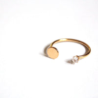 Tsukimi  | Full Moon Ring Gold