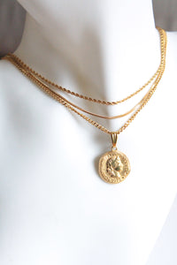 Taki |  Double Chain Necklace Gold