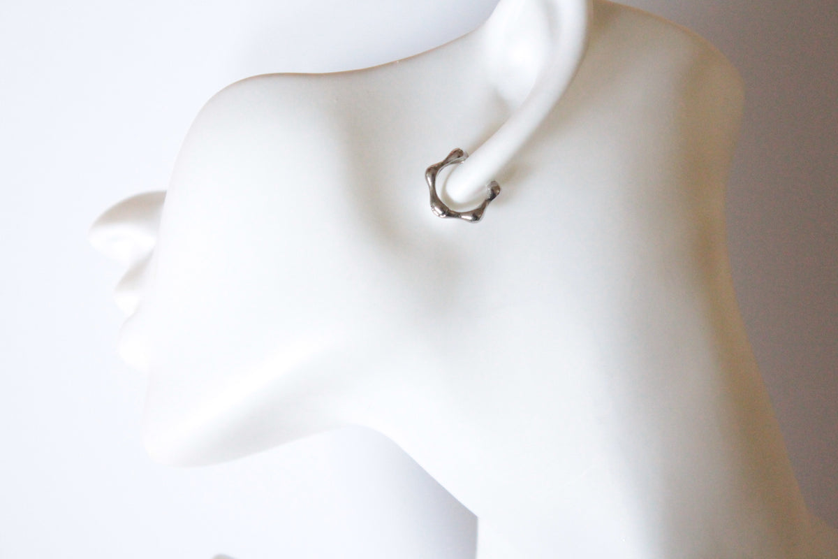 Ponde  |  Hoop Earrings Silver