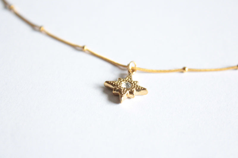 Hikari  |  Star Charm Necklace Gold