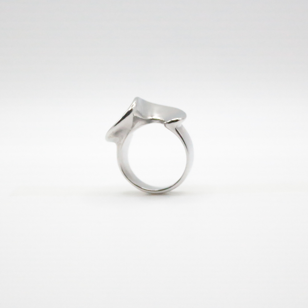 Frill Ring Silver - Hypoallergenic