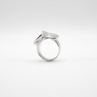 Frill Ring Silver - Hypoallergenic