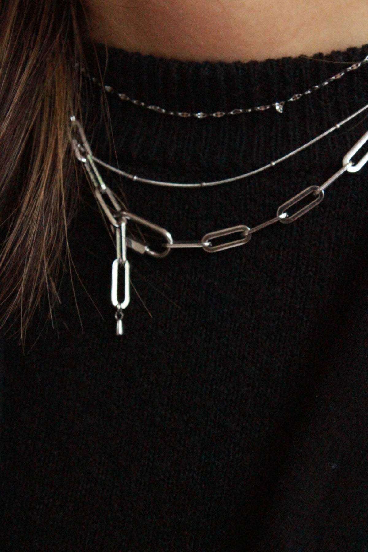 Towa Big  |  Chain Necklace Silver