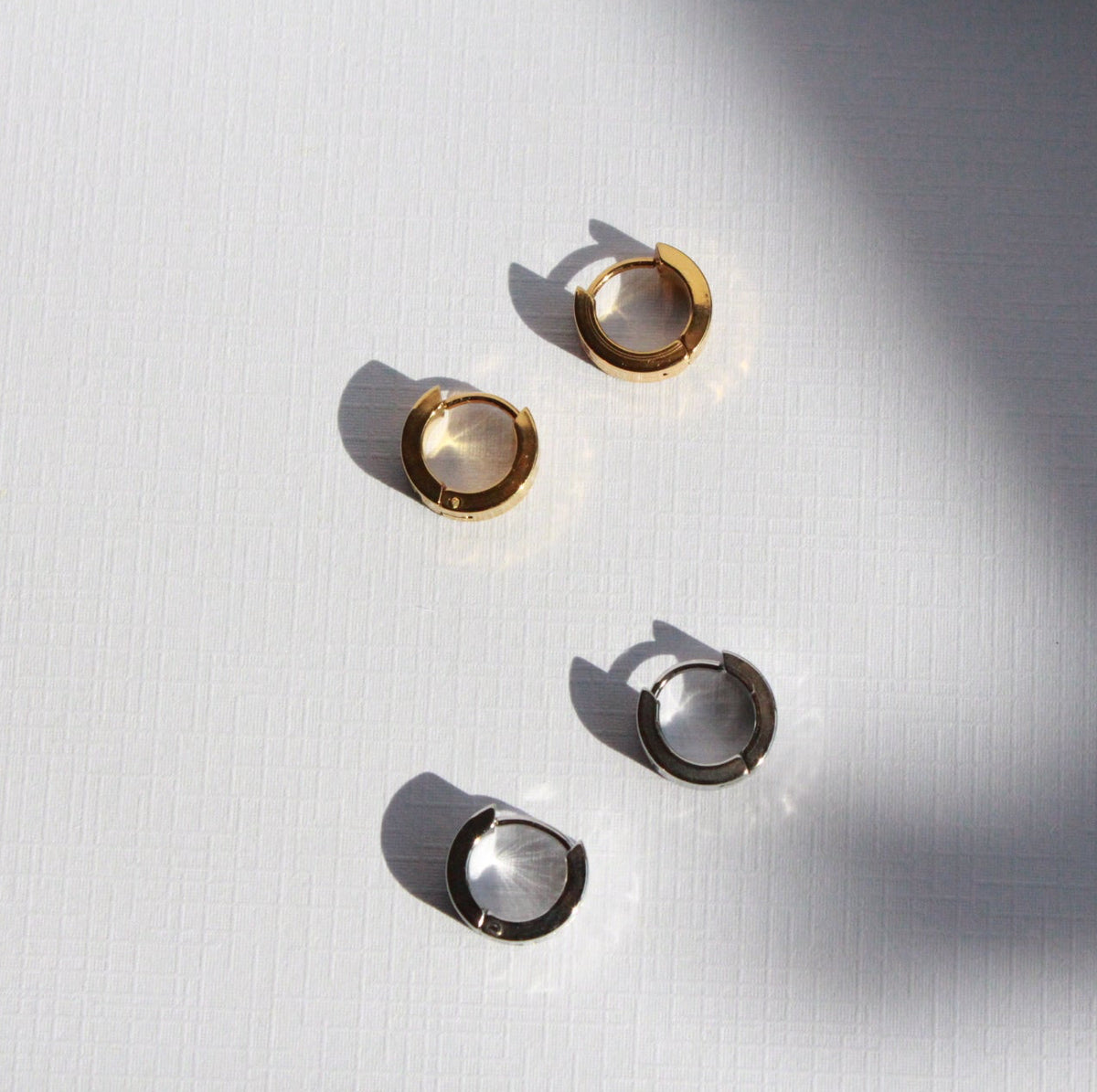 Maya | Meander Hoop Earrings Gold
