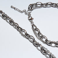 Moe  |  Oval Chain Necklace Silver
