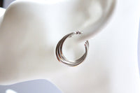 Toki  |  Hoop Earrings Silver