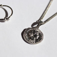 En  |  Coin Chain Necklace Silver