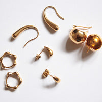 Ponde  |  Hoop Earrings Gold