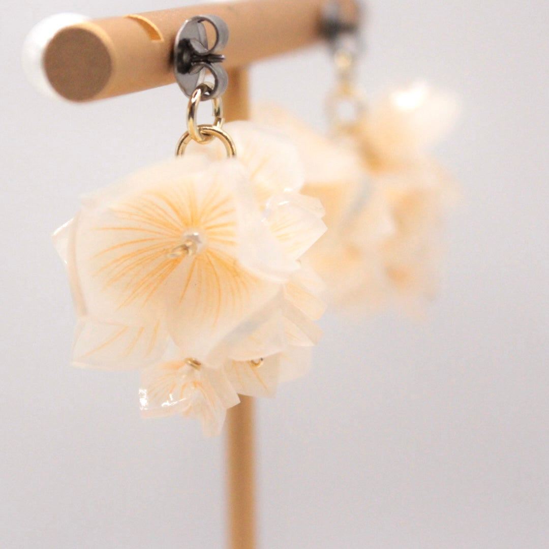 Marimo  |  Crème 2 ways Earrings