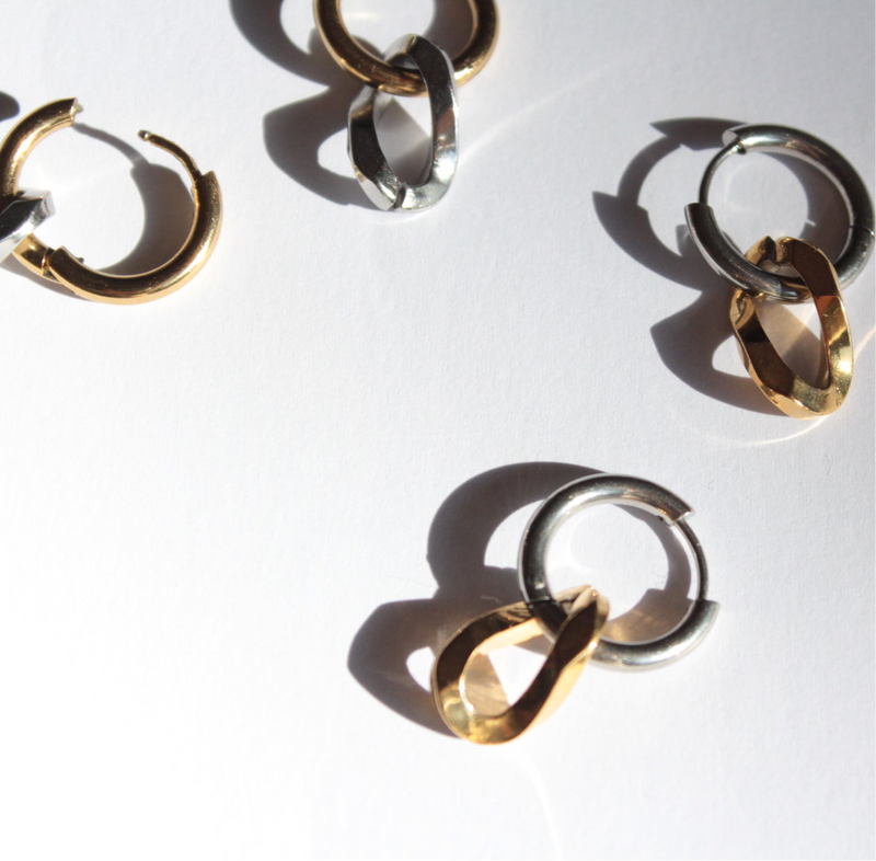 Kumi  |  Hoop Earrings Silver
