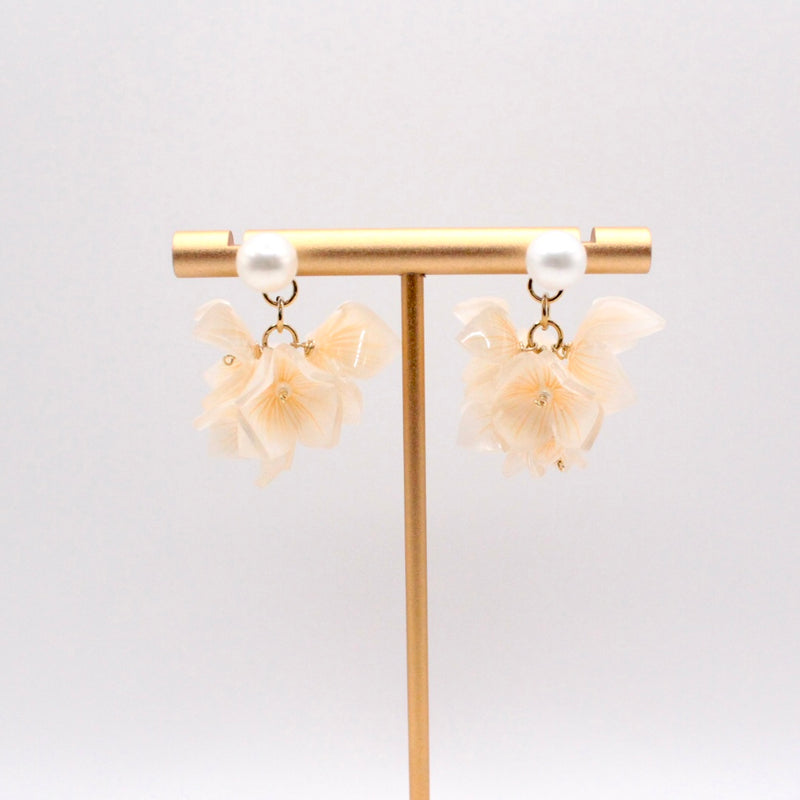 Marimo  |  Crème 2 ways Earrings