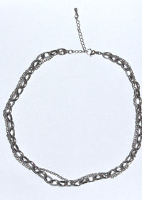 Moe  |  Oval Chain Necklace Silver