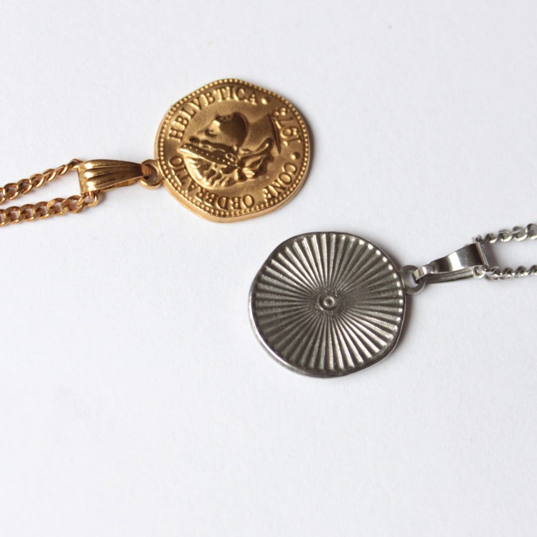 En  |  Coin Chain Necklace Silver