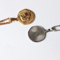 En  |  Coin Chain Necklace Silver