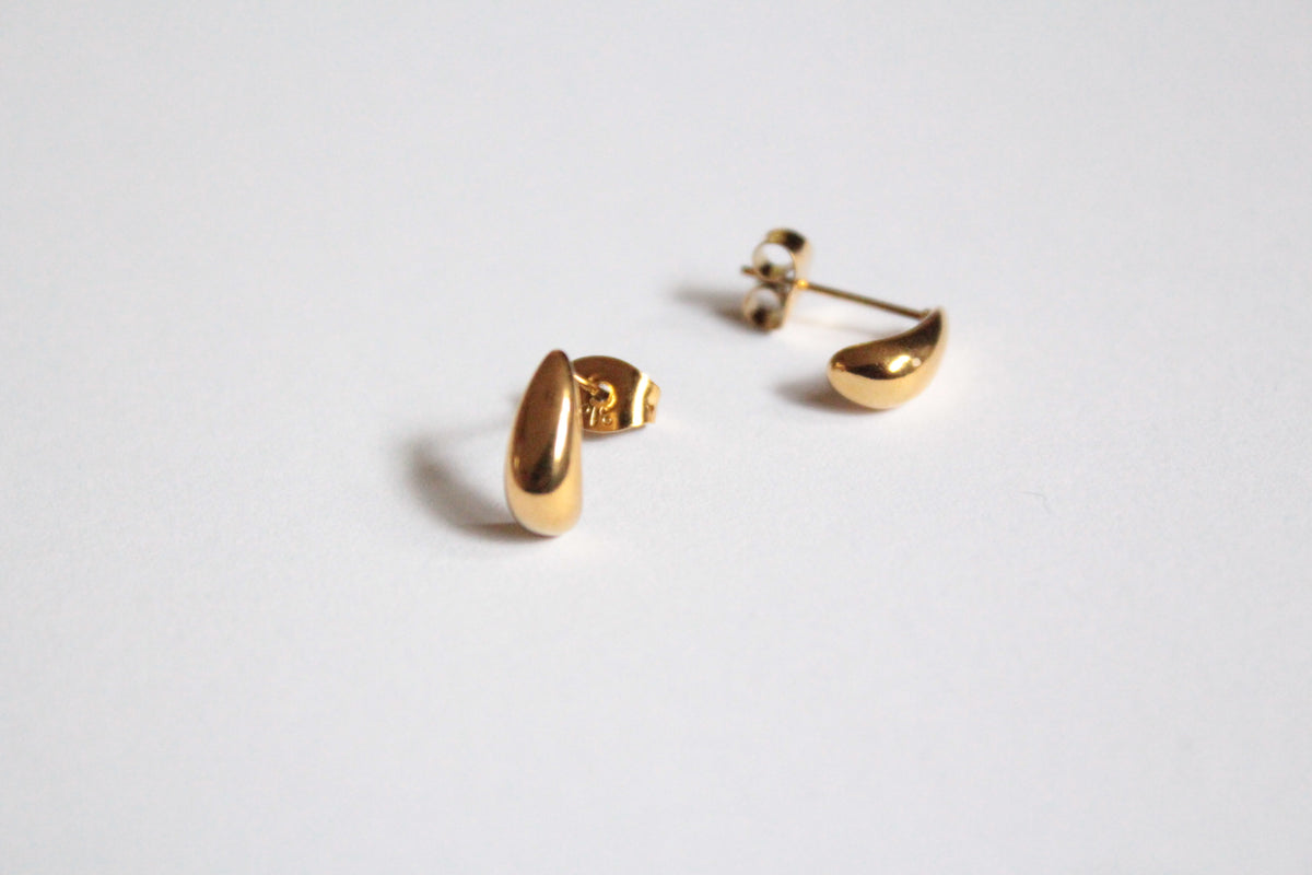 Aoi |  Tear Drops Earrings Gold