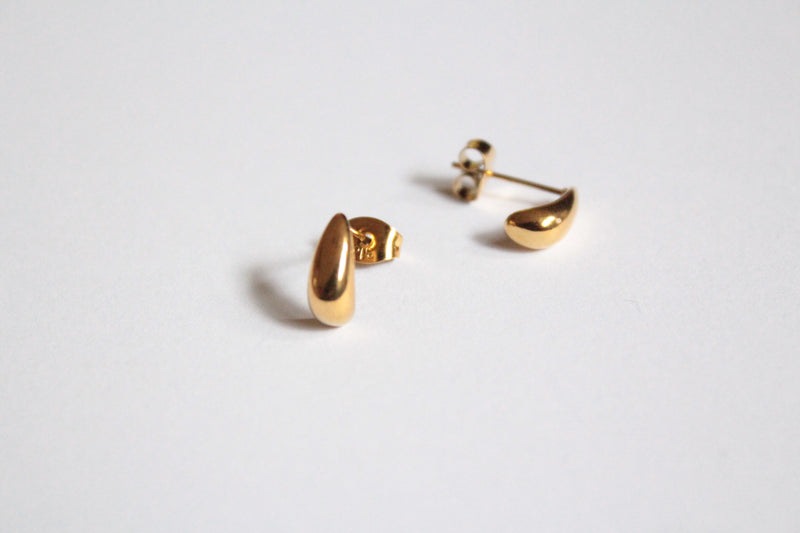 Aoi |  Tear Drops Earrings Gold