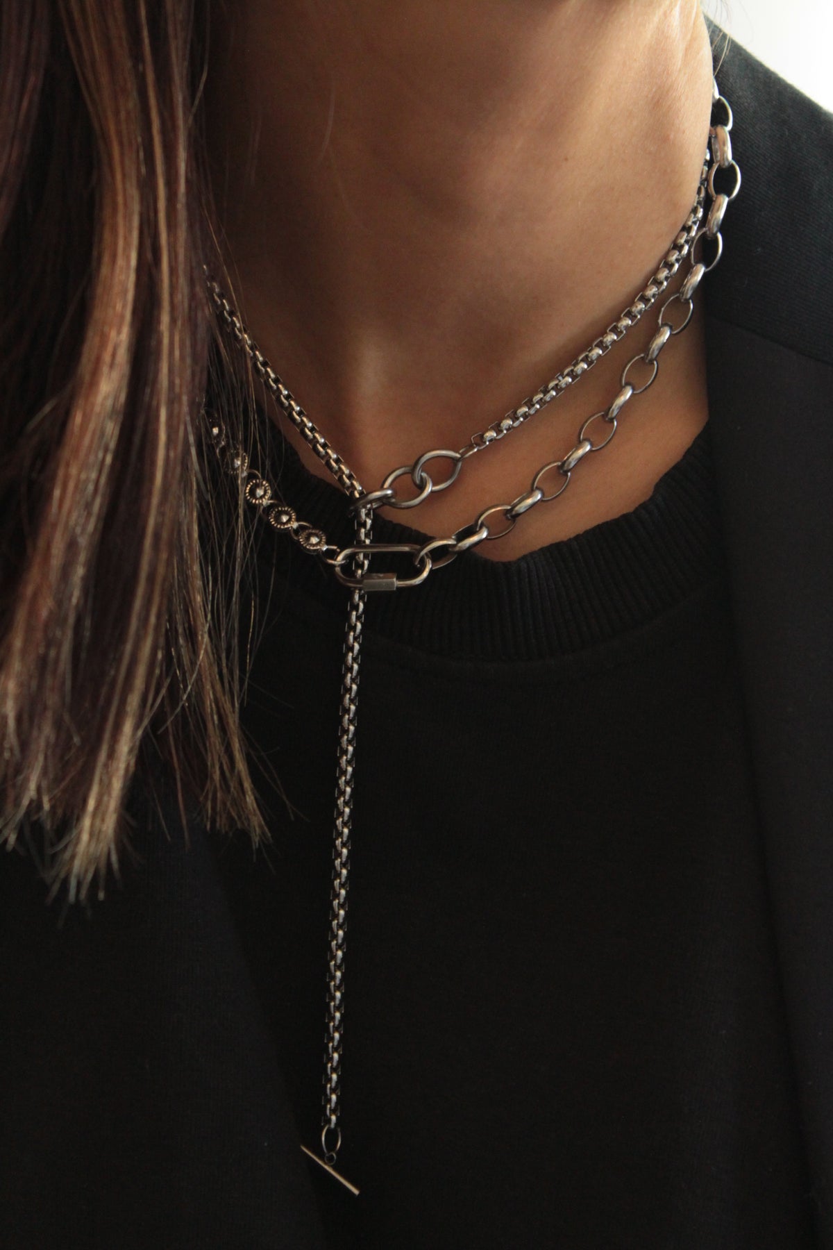 Sara |  Chain Necklace Silver